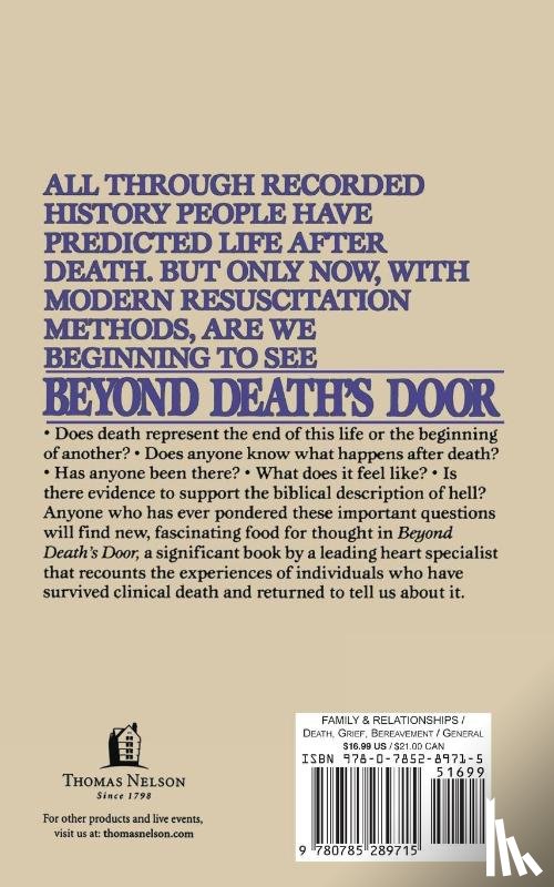 Rawlings, Dr Maurice - Beyond Death's Door