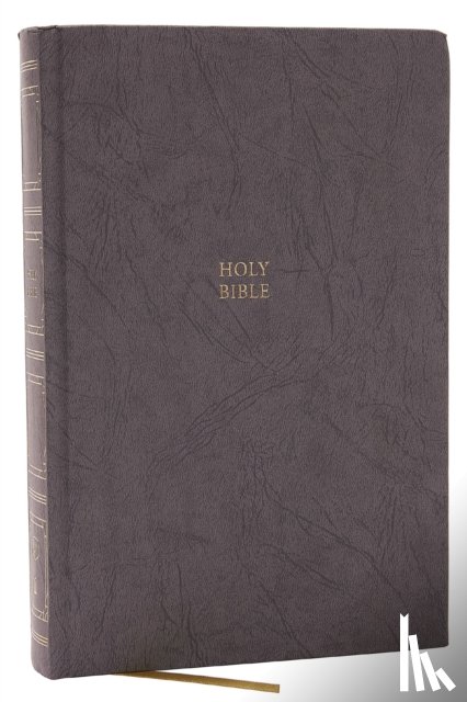 Nelson, Thomas - KJV Holy Bible: Paragraph-style Large Print Thinline with 43,000 Cross References, Gray Hardcover, Red Letter, Comfort Print: King James Version