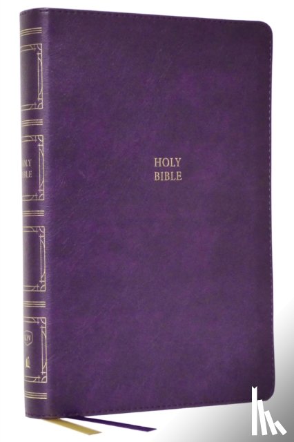 Nelson, Thomas - KJV Holy Bible: Paragraph-style Large Print Thinline with 43,000 Cross References, Purple Leathersoft, Red Letter, Comfort Print (Thumb Indexed): King James Version