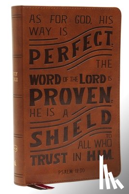 Nelson, Thomas - NKJV, Personal Size Reference Bible, Verse Art Cover Collection, Leathersoft, Tan, Red Letter, Comfort Print
