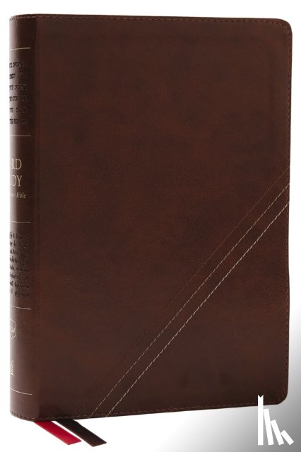 Thomas Nelson - NKJV, Word Study Reference Bible, Leathersoft, Brown, Red Letter, Comfort Print