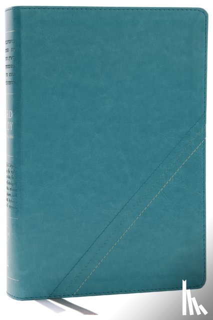 Thomas Nelson - NKJV, Word Study Reference Bible, Leathersoft, Turquoise, Red Letter, Comfort Print