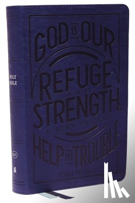 Nelson, Thomas - KJV Holy Bible: Personal Size with Cross References, Blue Leathersoft, Red Letter, Comfort Print (Thumb Indexed): King James Version (Verse Art Cover Collection)