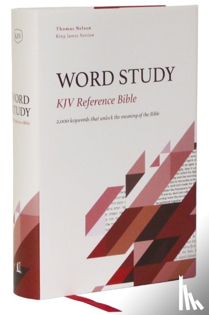 Thomas Nelson - KJV, Word Study Reference Bible, Hardcover, Red Letter, Thumb Indexed, Comfort Print