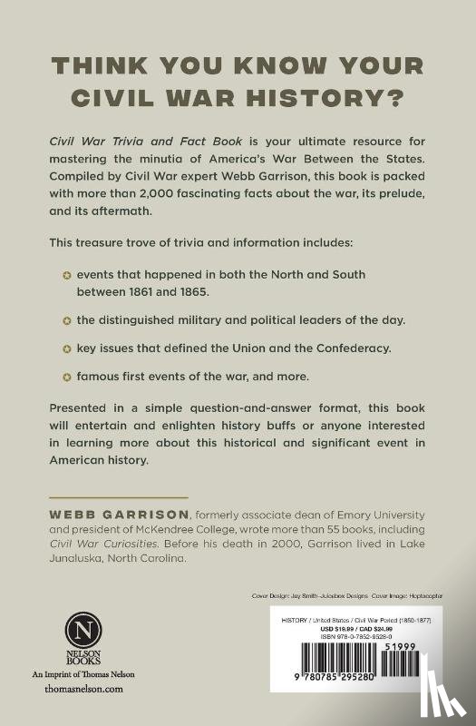 Garrison, Webb - Civil War Trivia and Fact Book
