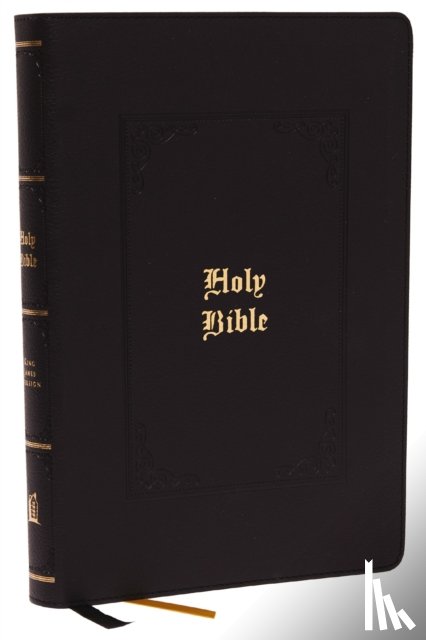Thomas Nelson - KJV Holy Bible: Large Print with 53,000 Center-Column Cross References, Black Leathersoft, Red Letter, Comfort Print: King James Version