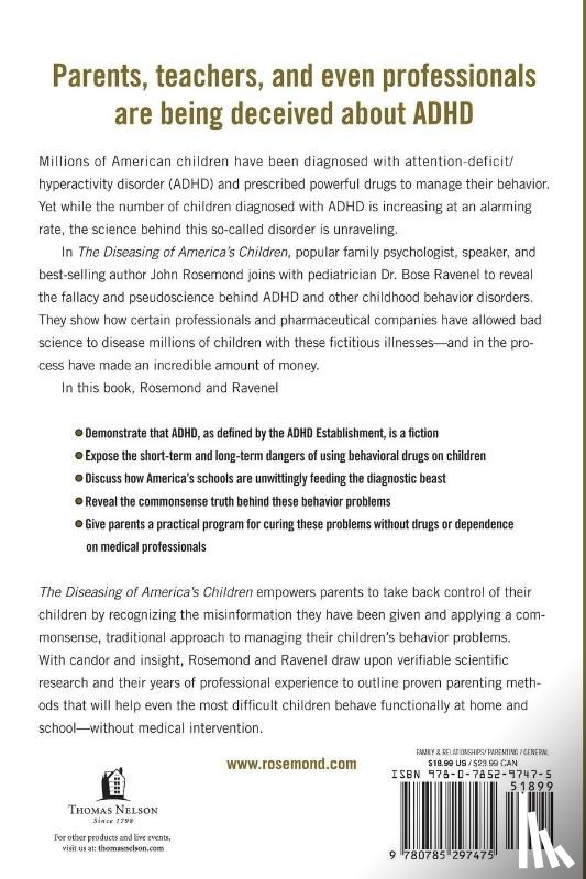 Rosemond, Dr. John, Ravenel, Bose - The Diseasing of America's Children