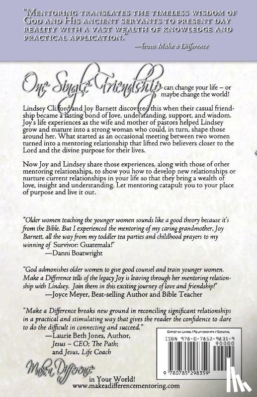 Clifford, Lindsey, Barnett, Joy - Make A Difference