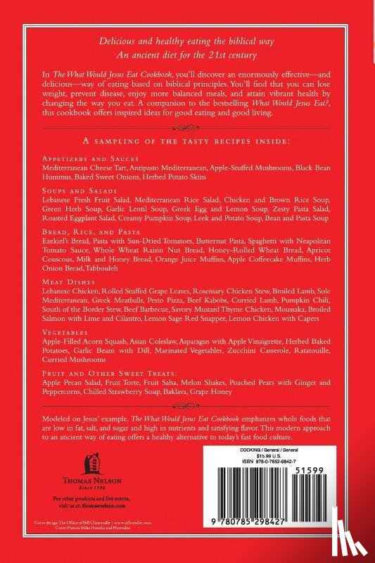 Colbert, Don - The What Would Jesus Eat Cookbook