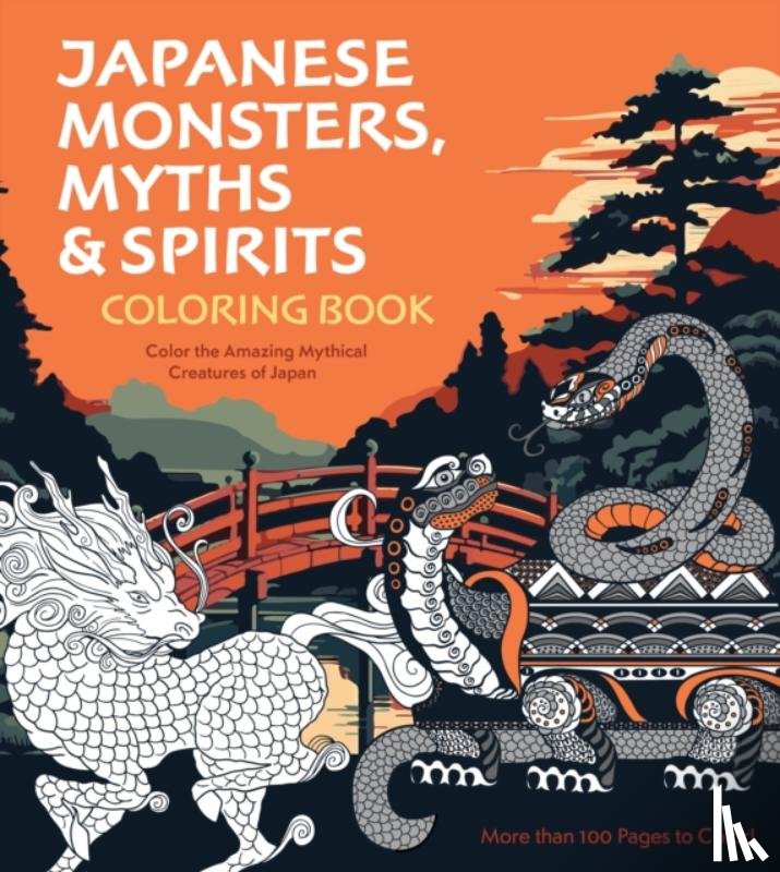 Editors of Chartwell Books - Japanese Monsters, Myths & Spirits Coloring Book
