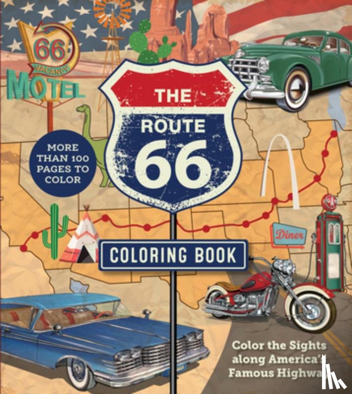 Editors of Chartwell Books - The Route 66 Coloring Book