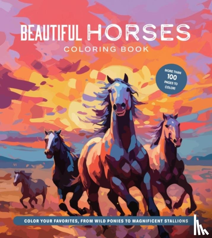 Editors of Chartwell Books - Beautiful Horses Coloring Book
