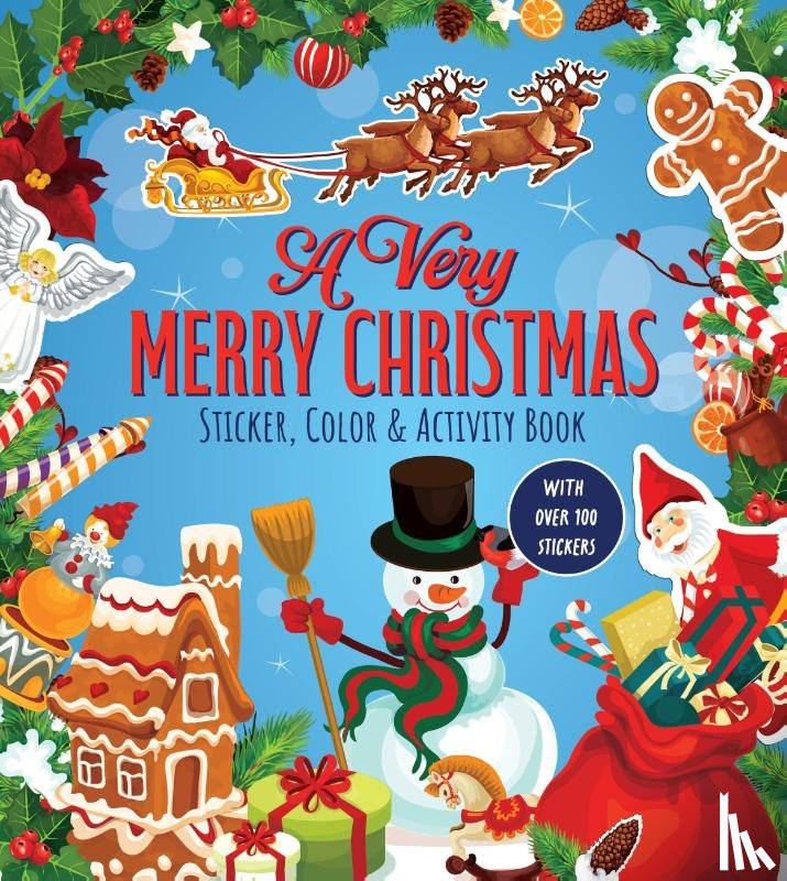 Editors of Chartwell Books - A Very Merry Christmas Sticker, Color & Activity Book