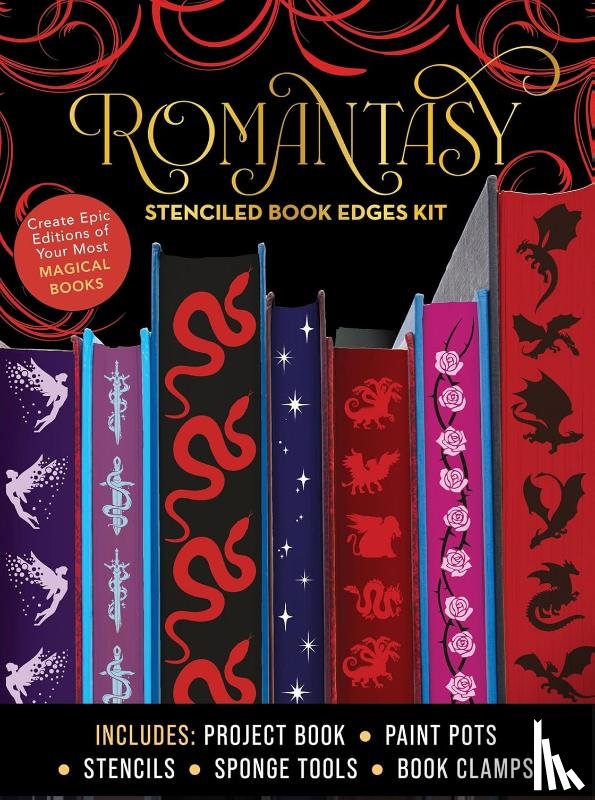 Chartwell Books - Romantasy Stenciled Book Edges Kit