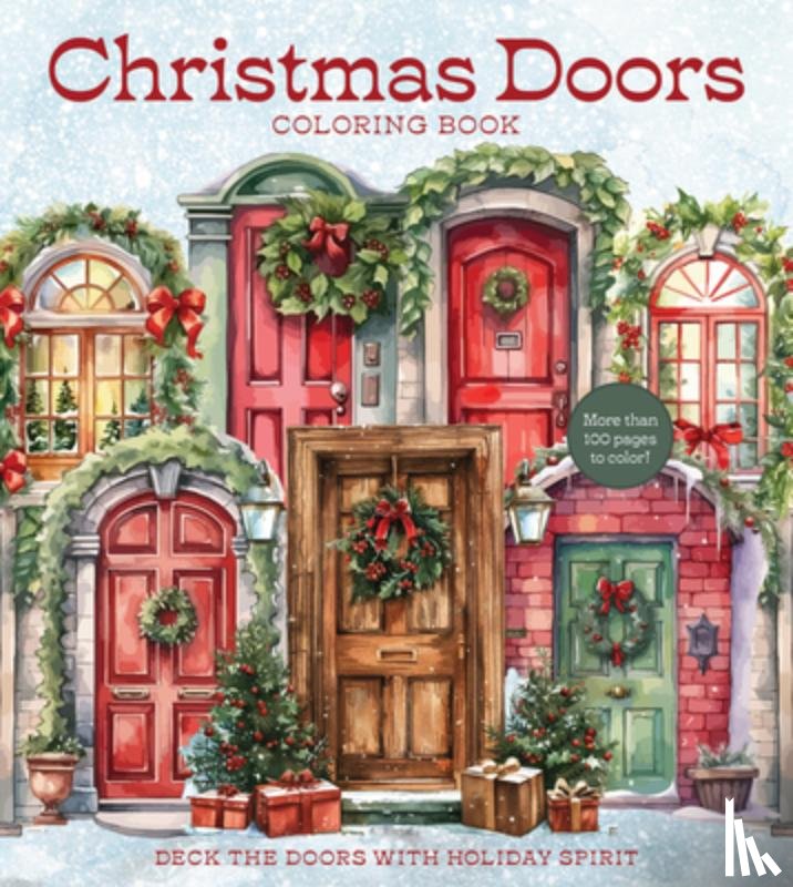 Editors of Chartwell Books - Christmas Doors Coloring Book