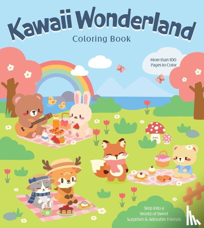 Editors of Chartwell Books - Kawaii Wonderland Coloring Book