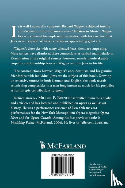 Brener, Milton E. - Richard Wagner and the Jews