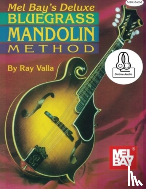 RAY VALLA - DELUXE BLUEGRASS METHOD MANDOLIN BK AUD