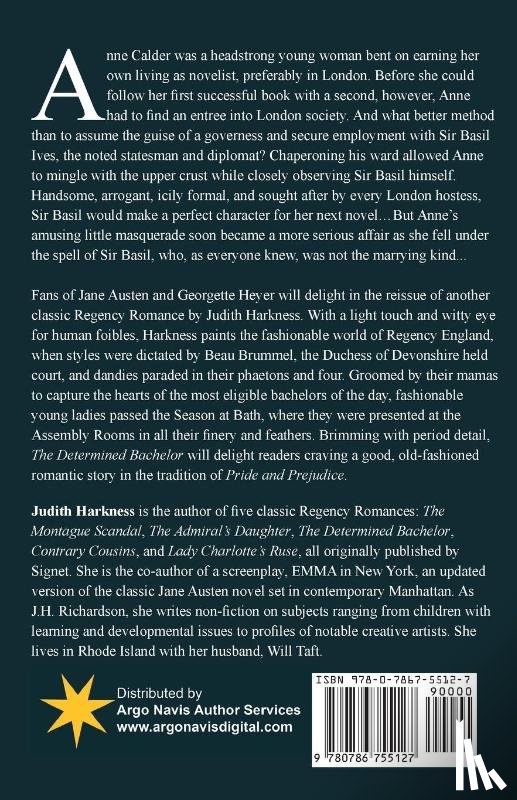 Harkness, Judith - The Determined Bachelor