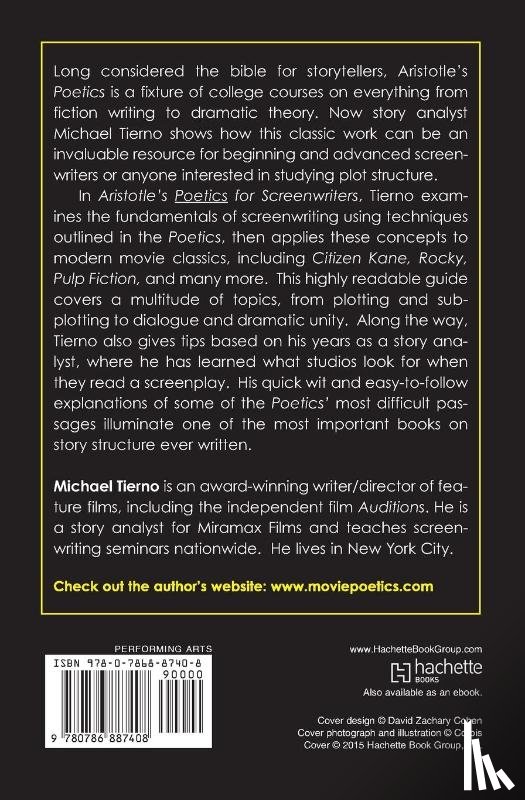Tierno, Michael - Aristotle's Poetics For Screenwriters