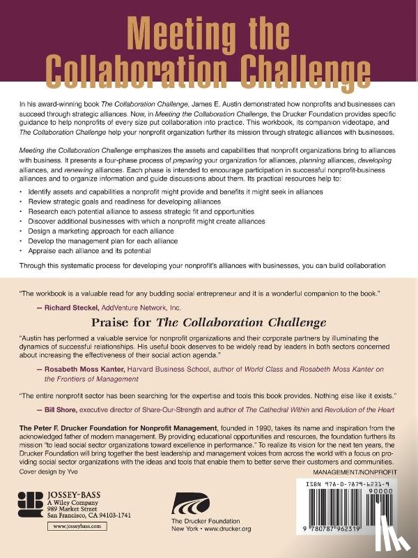 Drucker, Peter F. (The Peter F. Drucker Foundation for Nonprofit Management) - Meeting the Collaboration Challenge Workbook