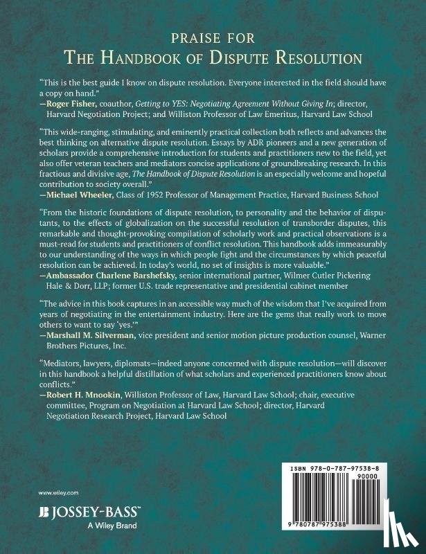  - The Handbook of Dispute Resolution