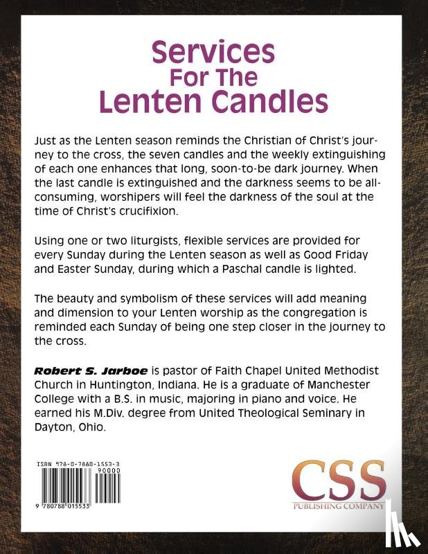 Jarboe, Robert - Services for the Lenten Candles