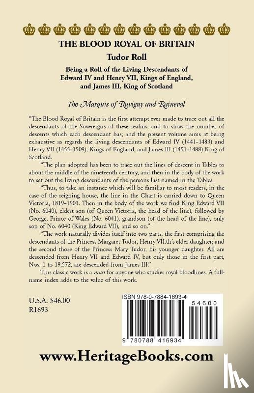 The Marquis of Ruvigny and Raineval - The Blood Royal of Britain