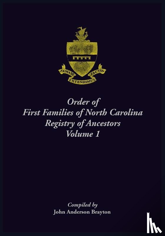 Brayton, John - Order of First Families of North Carolina Registry of Ancestors, Volume 1