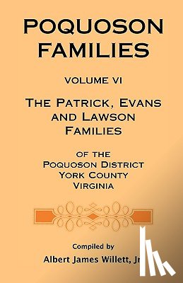 Willett, Albert James - Poquoson Families, Volume VI