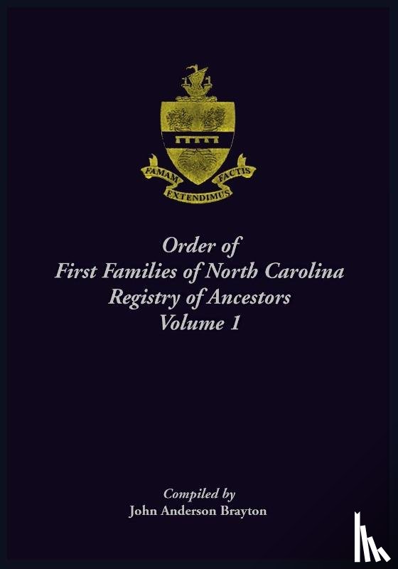 Brayton, John - Order of First Families of North Carolina Ancestor Biographies, Volume 1