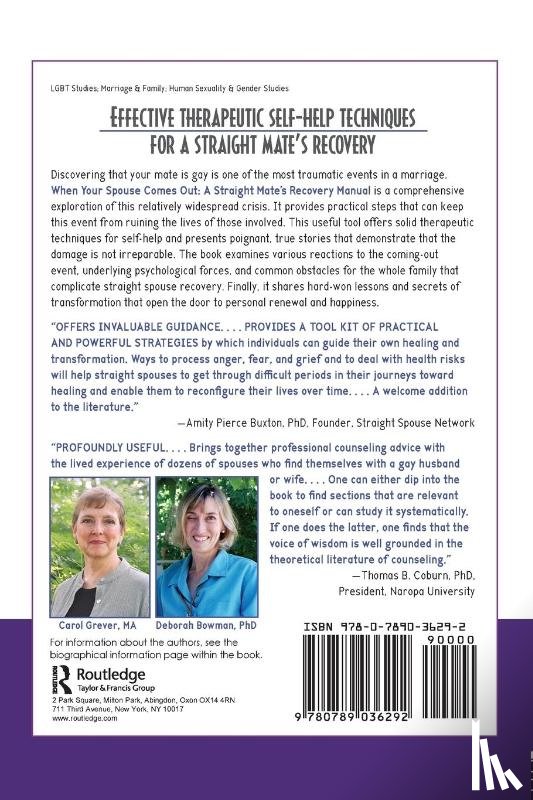 Grever, Carol, Bowman, Deborah (Naropa University) - When Your Spouse Comes Out