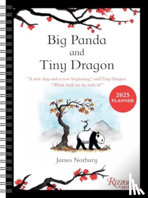 Norbury, James - Big Panda and Tiny Dragon 12-Month 2025 Planner Calendar