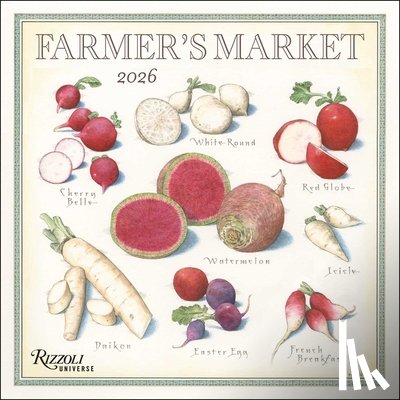 Burgoyne, John - Farmer's Market 2026 Wall Calendar