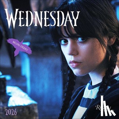 MGM - Wednesday 2026 Wall Calendar (Includes Stickers)