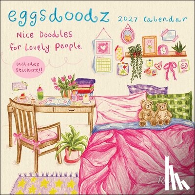 Siney, Erin - Eggsdoodz 2027 Wall Calendar (Includes Stickers)