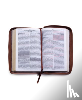Editorial Unilit - Santa Biblia de Promesas Reina Valera 1960 / Tamaño Manual / Letra Grande / Piel Especial Con Cierre / Café // Spanish Promise Bible Rv60 / Handy Size
