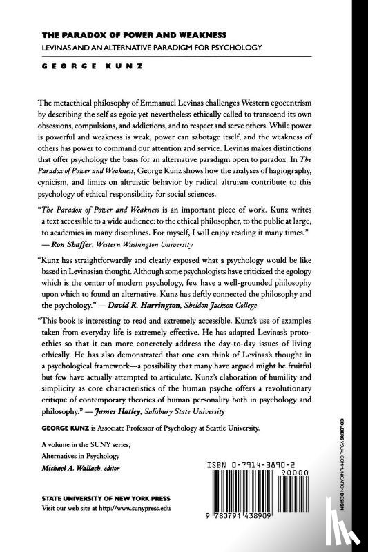 Kunz, George - The Paradox of Power and Weakness