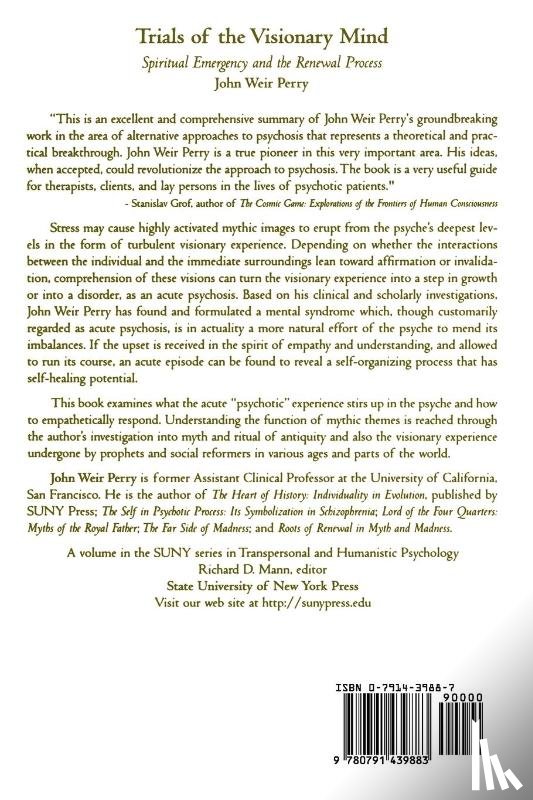 Perry, John Weir - Trials of the Visionary Mind