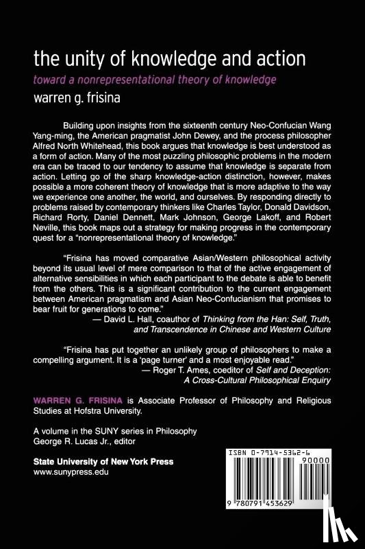 Frisina, Warren G. - The Unity of Knowledge and Action