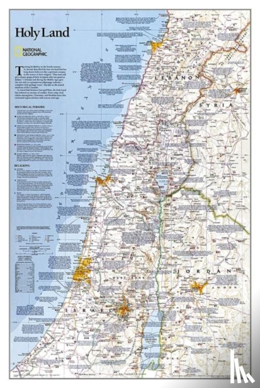 Maps, National Geographic - Holy Land, Tubed