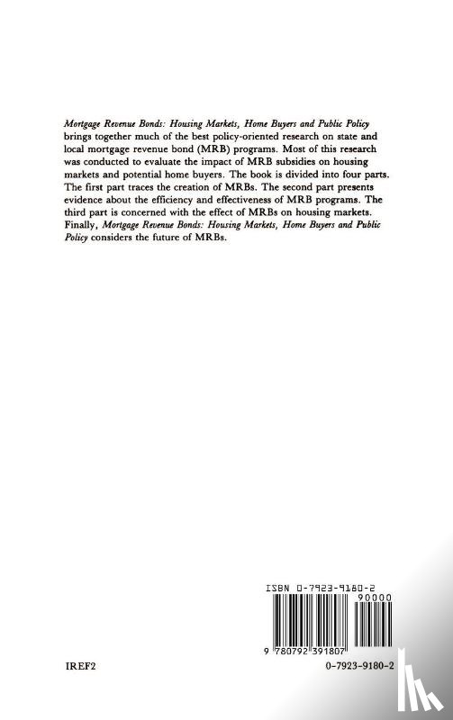 D. Durning - Mortgage Revenue Bonds