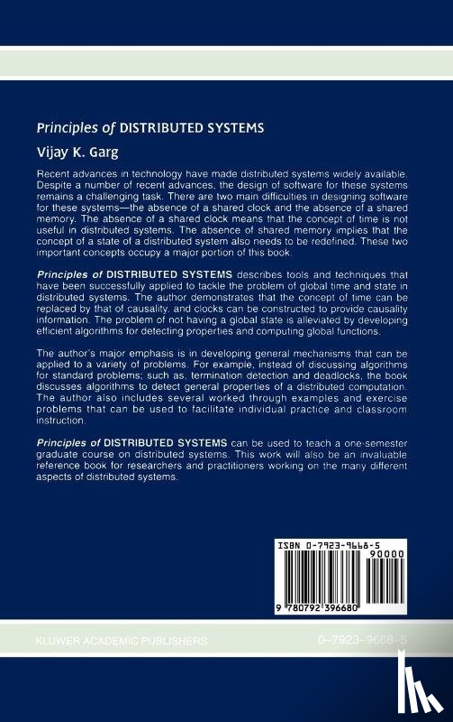 Garg, Vijay K. - Principles of Distributed Systems