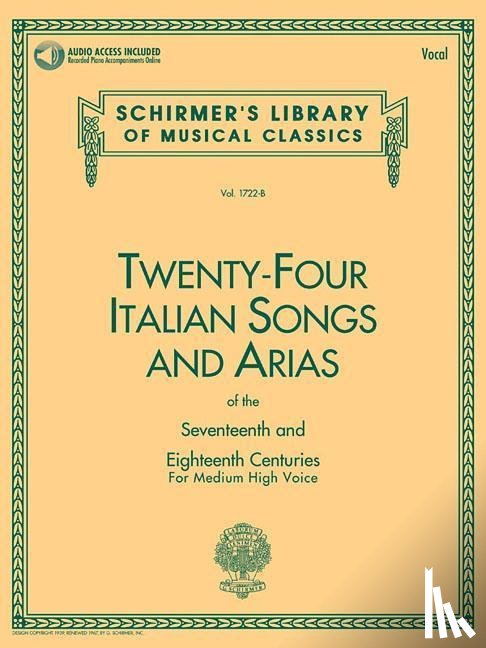  - 24 ITALIAN SONGS & ARIAS OF TH