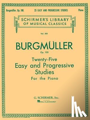 Burgmller, Friedrich - Twenty-Five Easy and Progressive Studies Op. 100