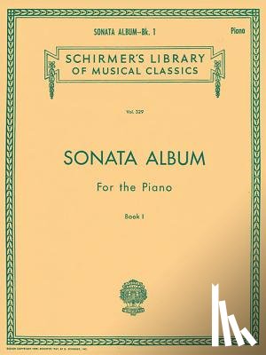 Hal Leonard Corp - Sonata Album for the Piano - Book 1: Schirmer Library of Classics Volume 329 Piano Solo