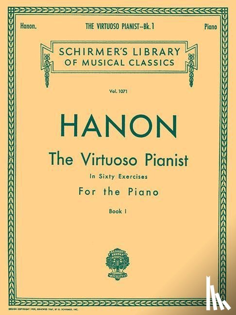 Hanon, C L - Hanon, C: Virtuoso Pianist in 60 Exercises - Book 1