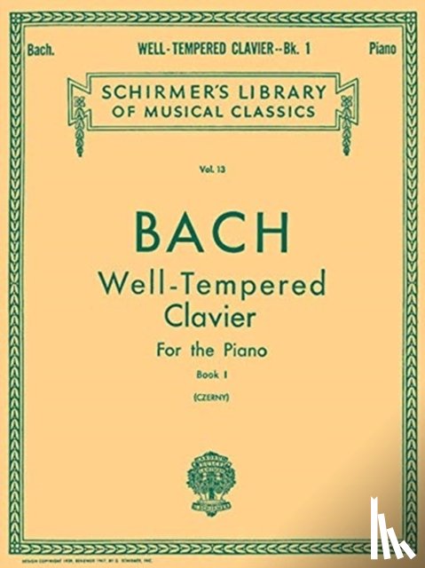 Bach, Johann Sebastian - Well Tempered Clavier - Book 1