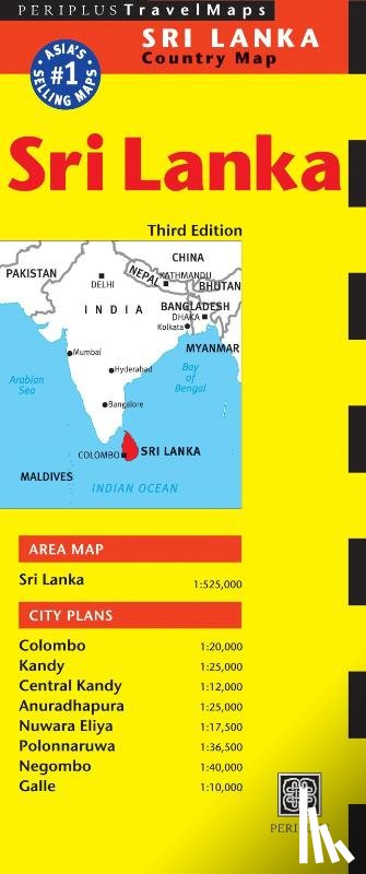  - Sri Lanka Travel Map Third Edition