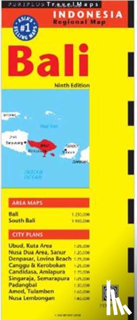  - Bali Travel Map Ninth Edition